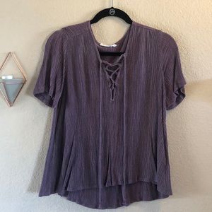 Medium Purple Blouse